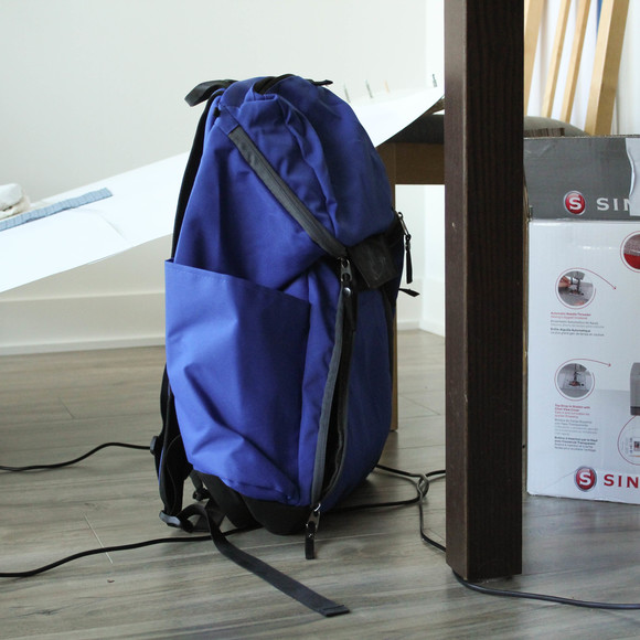 Blue Backpack Large Capacity School Bag - Picture 10 of 15